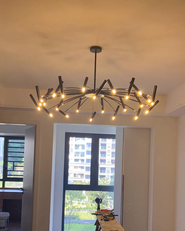 WOMO Adjustable Candelabra Chandelier-WM2038 - Image 11