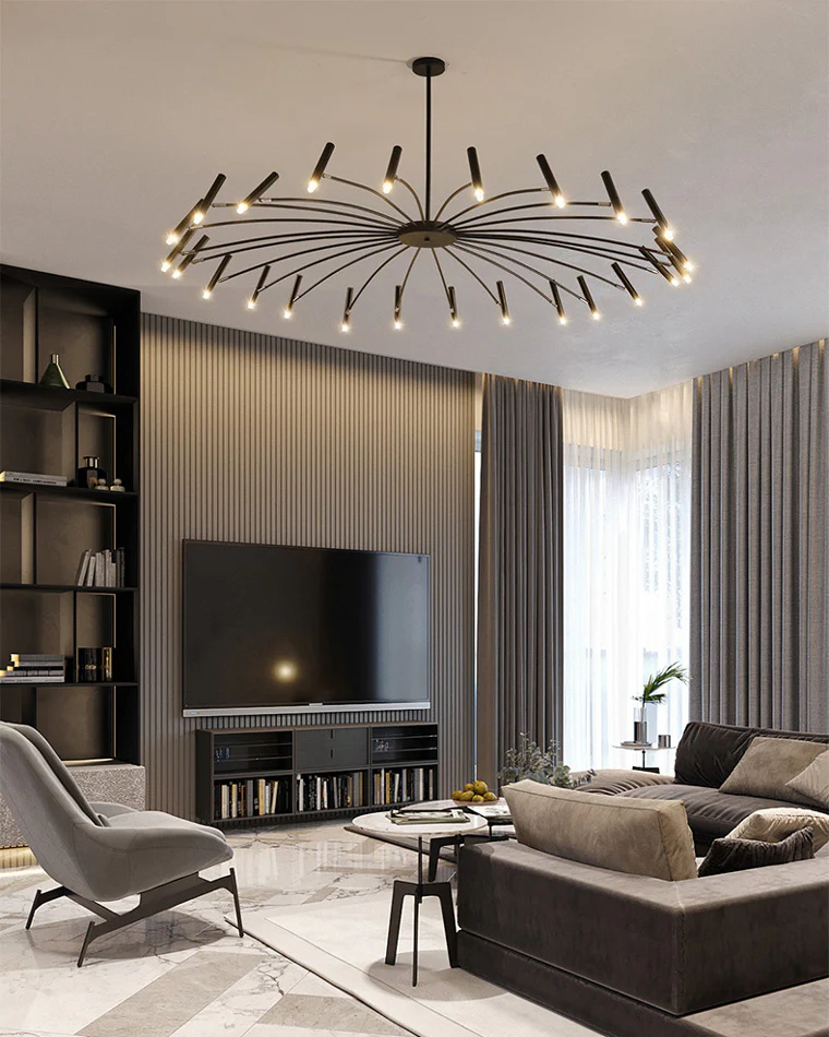 WOMO Adjustable Candelabra Chandelier-WM2038 - Image 4