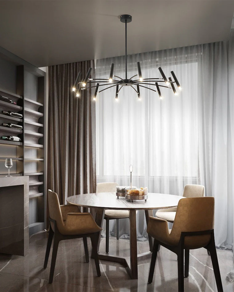 WOMO Adjustable Candelabra Chandelier-WM2038 - Image 8