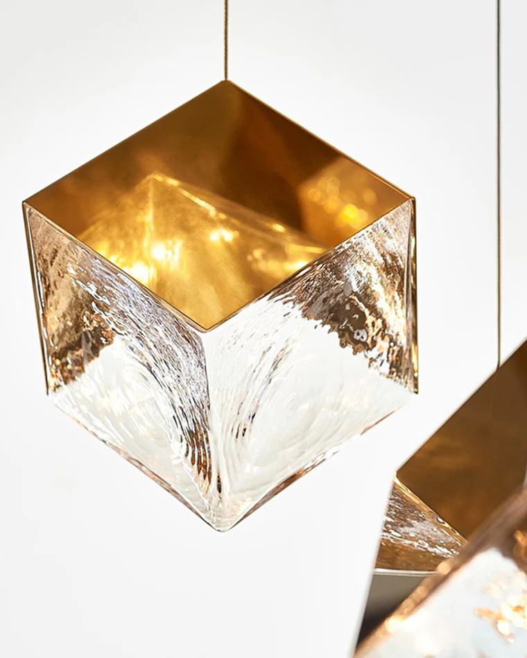 WOMO Ice Cube Textured Glass Chandelier-WM2150 - Image 31