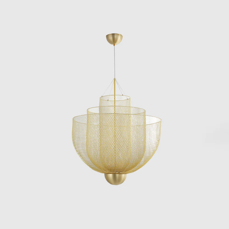 WOMO Mesh Uplight Vaulted Ceiling Pendant Chandelier-WM2069 - Image 19