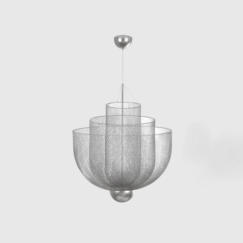 WOMO Mesh Uplight Vaulted Ceiling Pendant Chandelier-WM2069 - Image 27