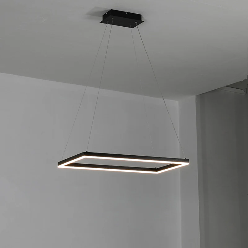 WOMO Tiered Rectangular LED Chandelier-WM2120 - Image 31