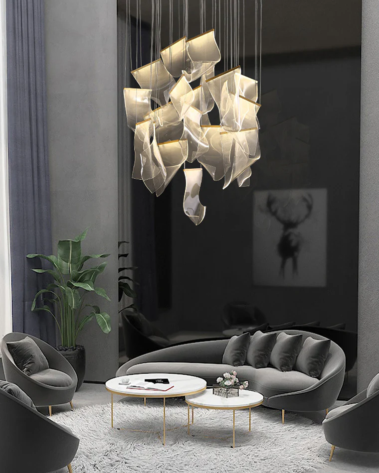 WOMO Breeze Dimmable Acrylic Chandelier-WM2158 - Image 10