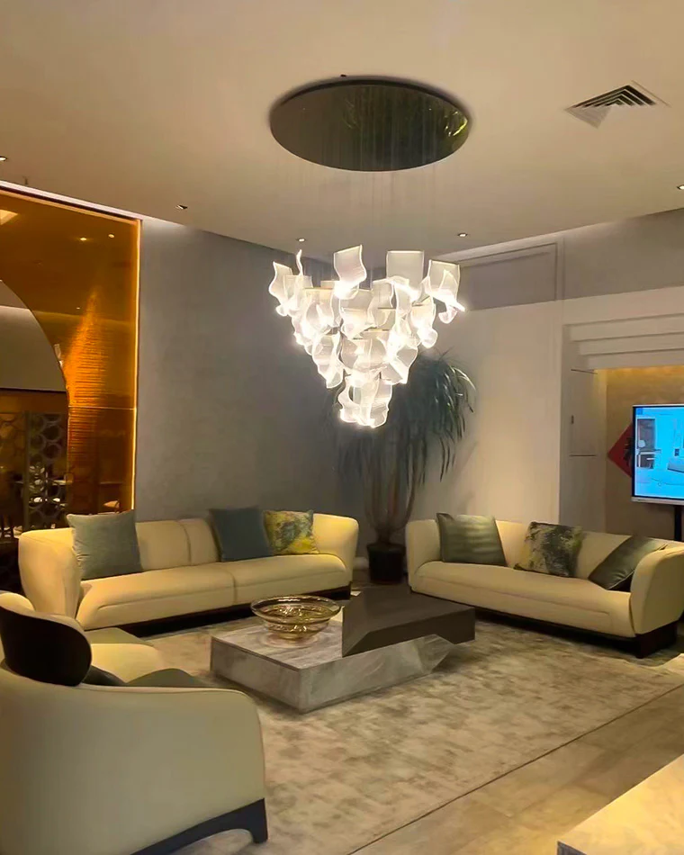WOMO Breeze Dimmable Acrylic Chandelier-WM2158 - Image 11