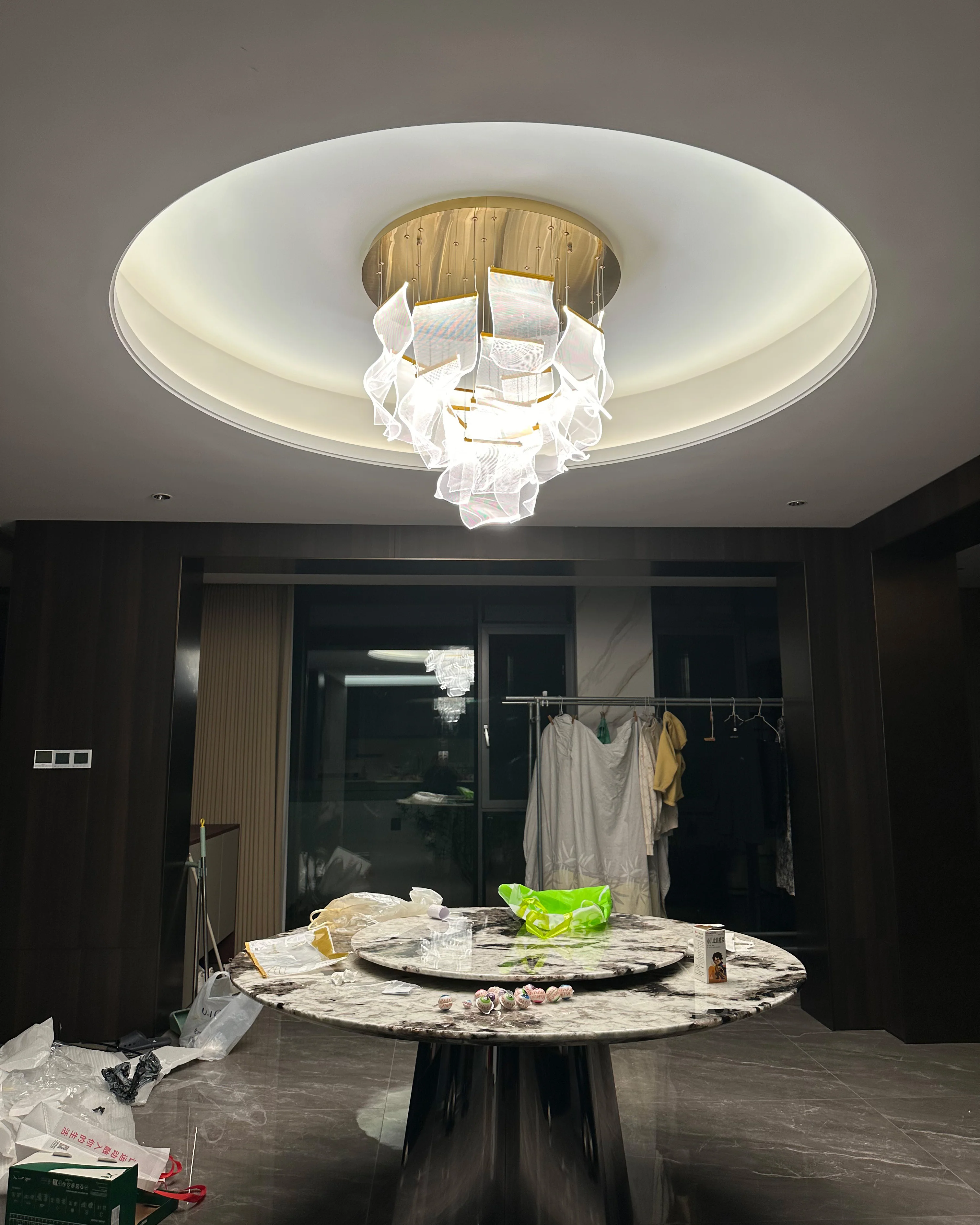 WOMO Breeze Dimmable Acrylic Chandelier-WM2158 - Image 16