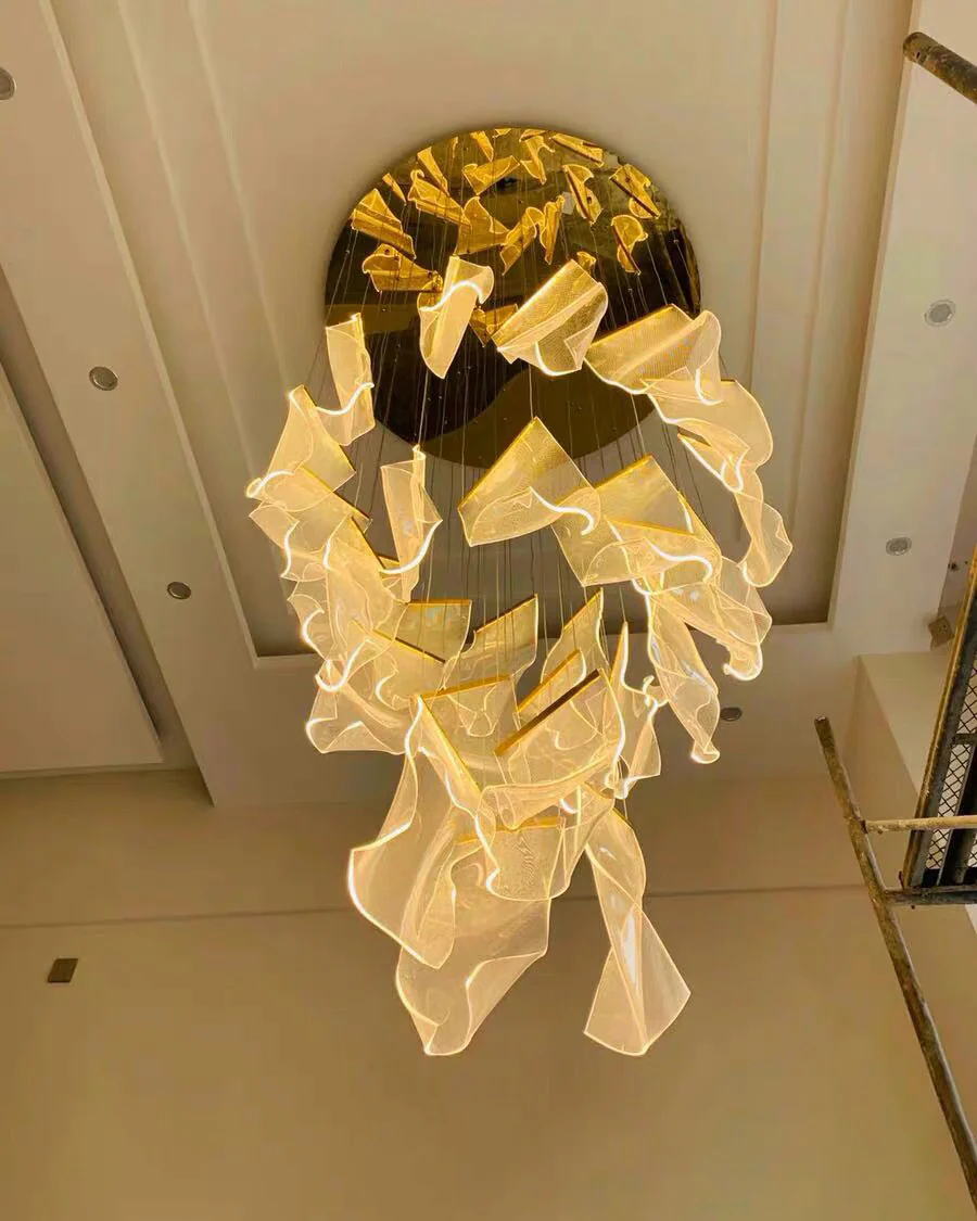 WOMO Breeze Dimmable Acrylic Chandelier-WM2158 - Image 17