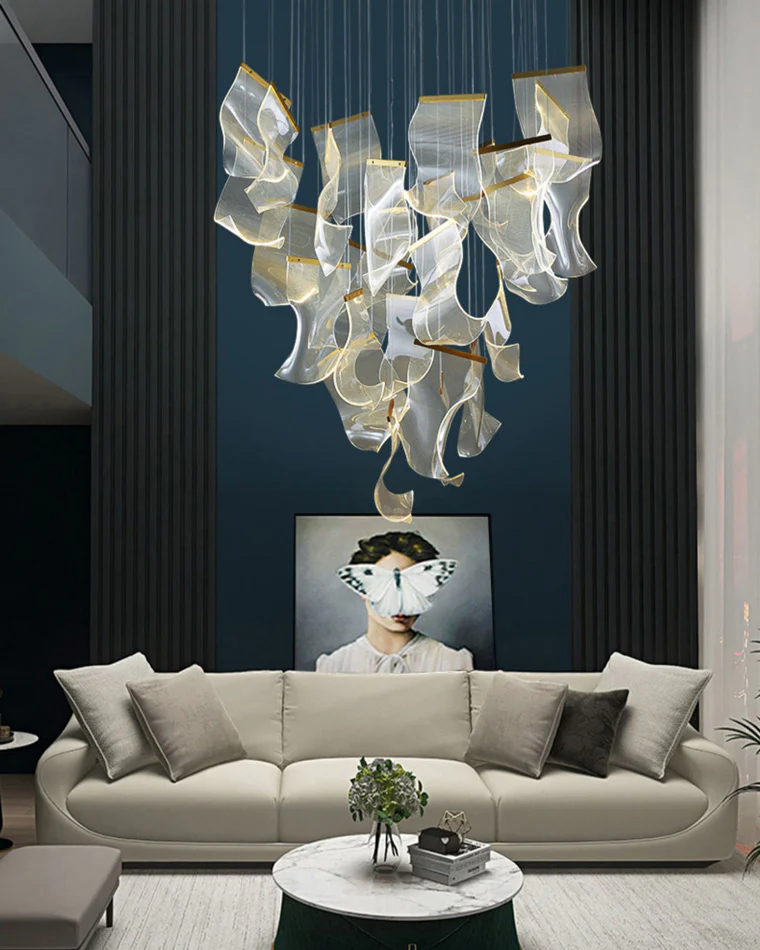 WOMO Breeze Dimmable Acrylic Chandelier-WM2158 - Image 2