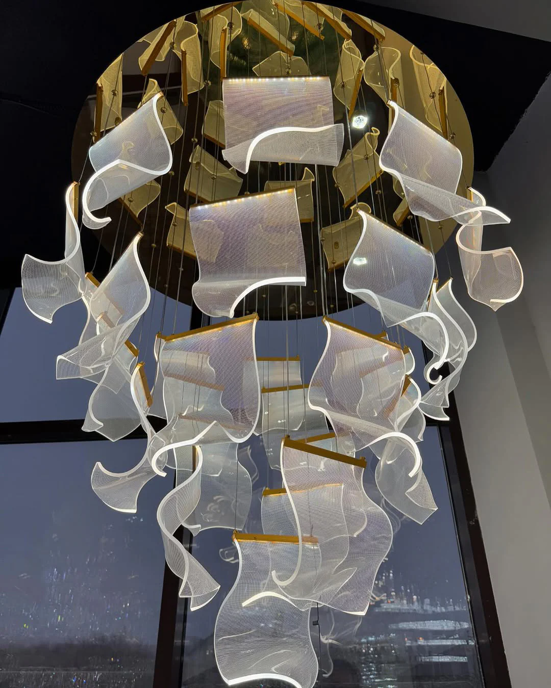 WOMO Breeze Dimmable Acrylic Chandelier-WM2158 - Image 23