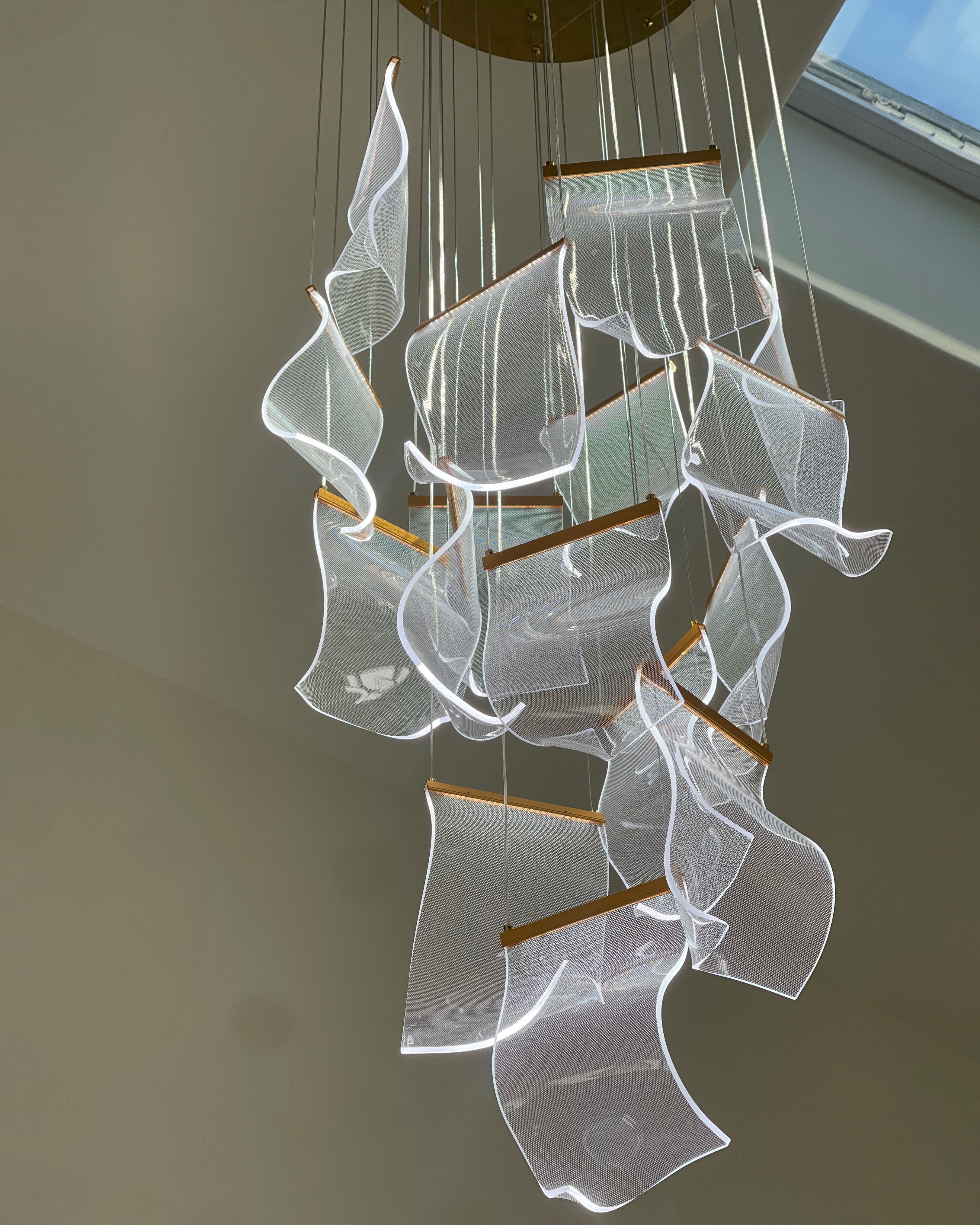WOMO Breeze Dimmable Acrylic Chandelier-WM2158 - Image 24