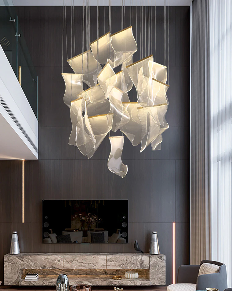 WOMO Breeze Dimmable Acrylic Chandelier-WM2158 - Image 3