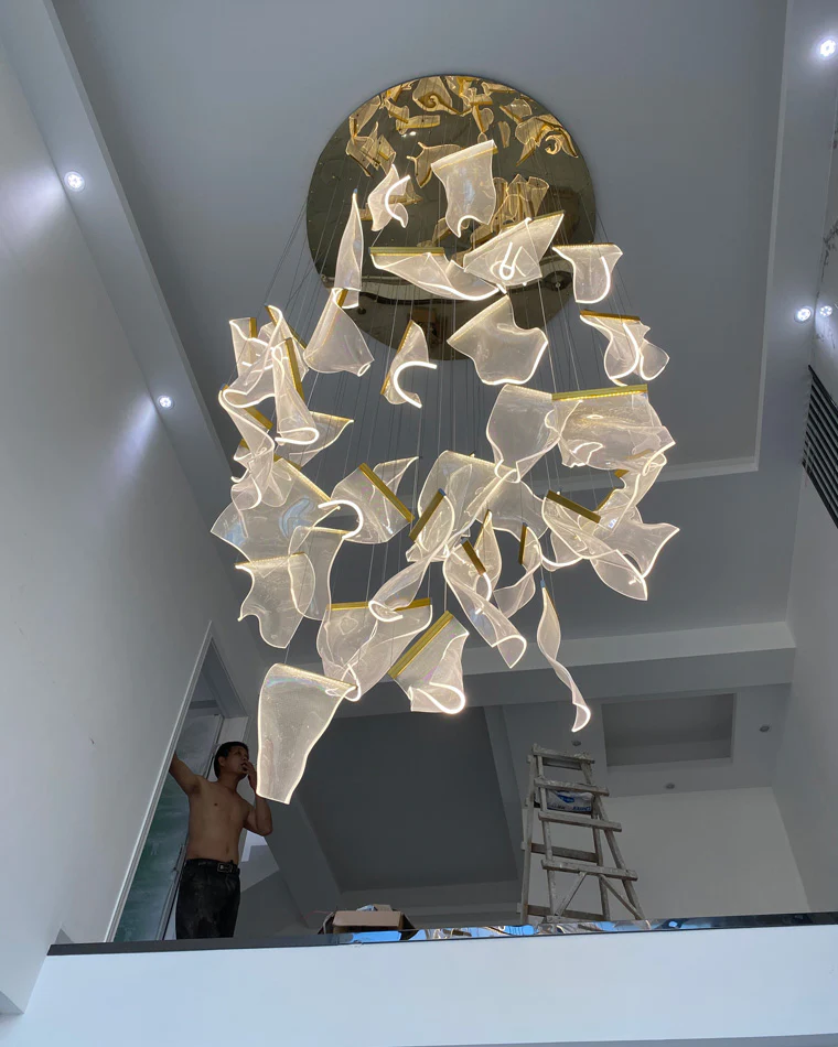 WOMO Breeze Dimmable Acrylic Chandelier-WM2158 - Image 36
