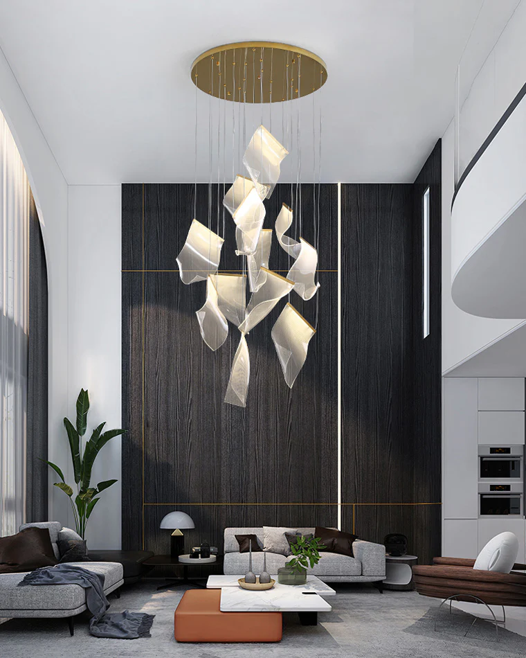 WOMO Breeze Dimmable Acrylic Chandelier-WM2158 - Image 4