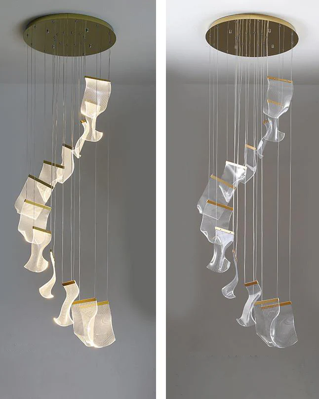 WOMO Breeze Dimmable Acrylic Chandelier-WM2158 - Image 47
