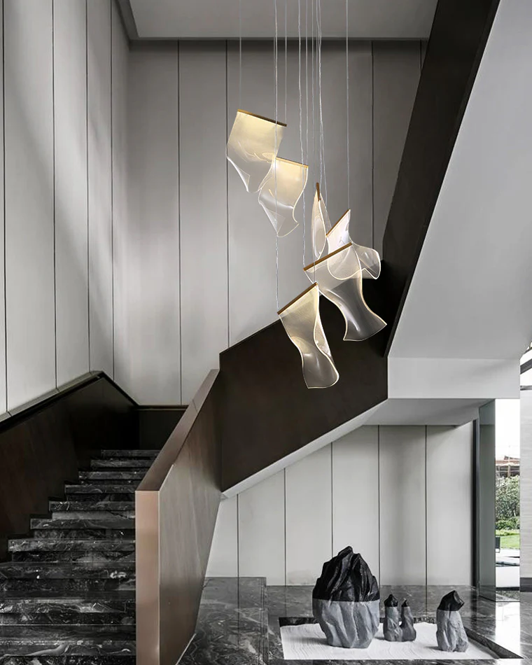 WOMO Breeze Dimmable Acrylic Chandelier-WM2158 - Image 7