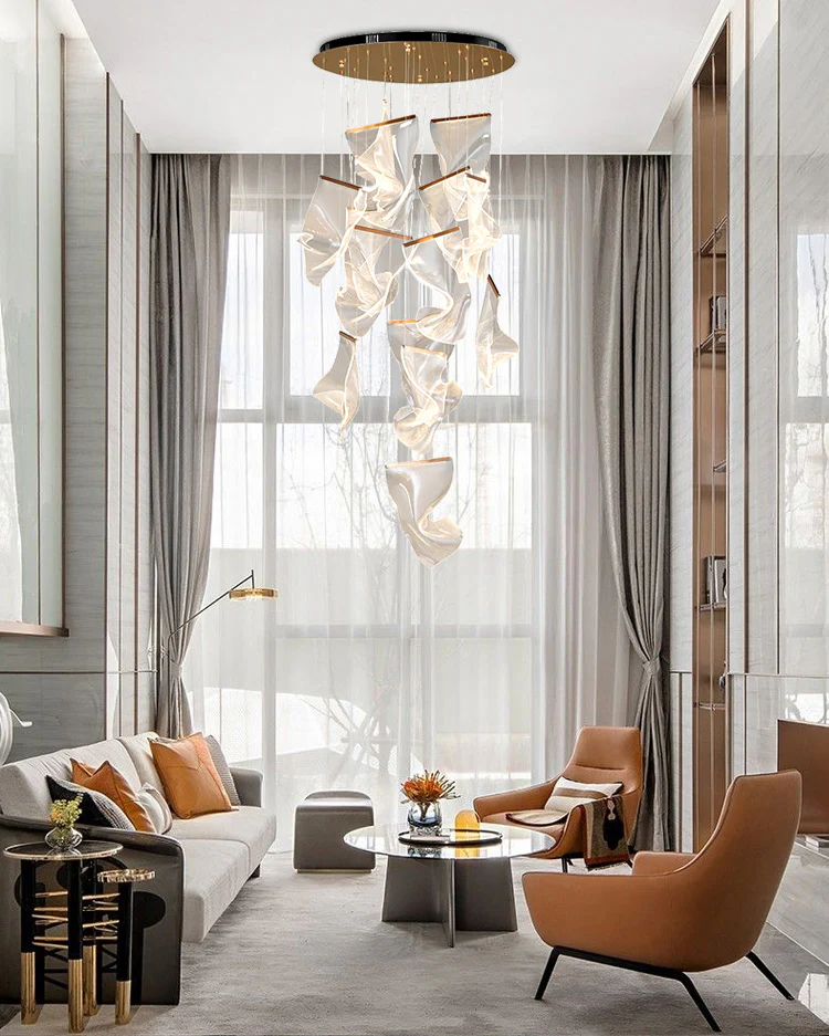 WOMO Breeze Dimmable Acrylic Chandelier-WM2158 - Image 8