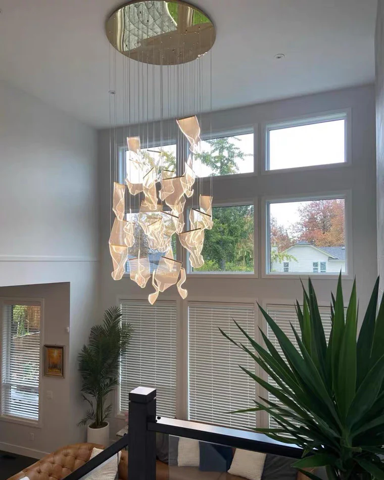 WOMO Breeze Dimmable Acrylic Chandelier-WM2158 - Image 9