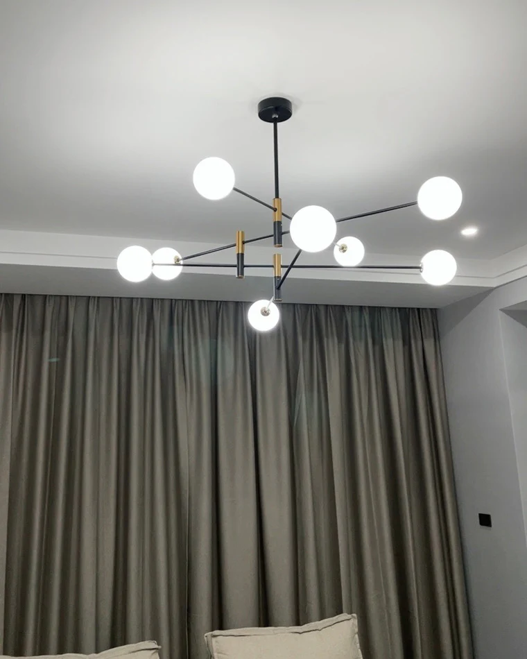 WOMO Milk Glass Globe Chandelier-WM2081 - Image 21