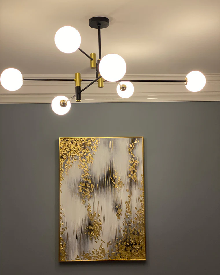 WOMO Milk Glass Globe Chandelier-WM2081 - Image 28