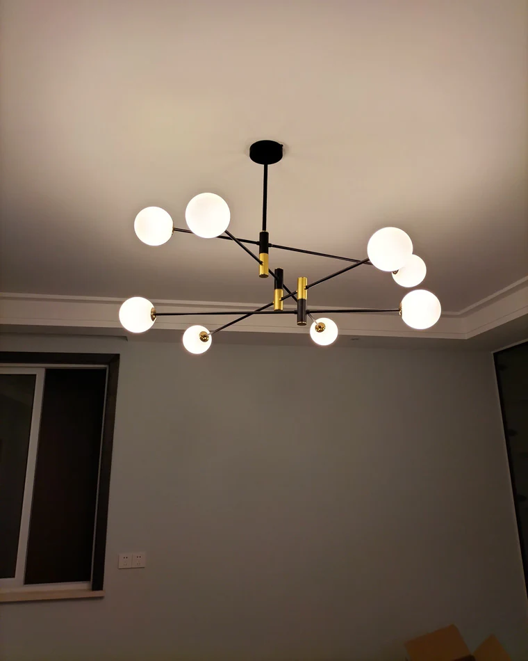 WOMO Milk Glass Globe Chandelier-WM2081 - Image 29