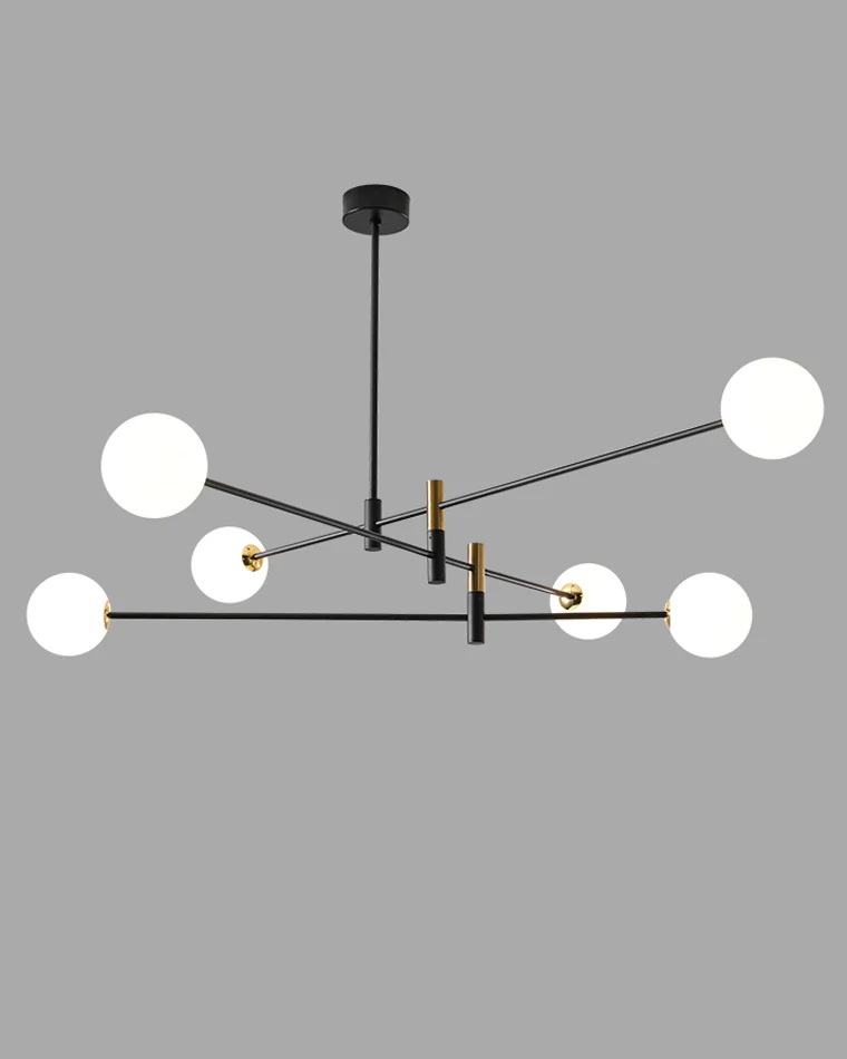 WOMO Milk Glass Globe Chandelier-WM2081 - Image 31