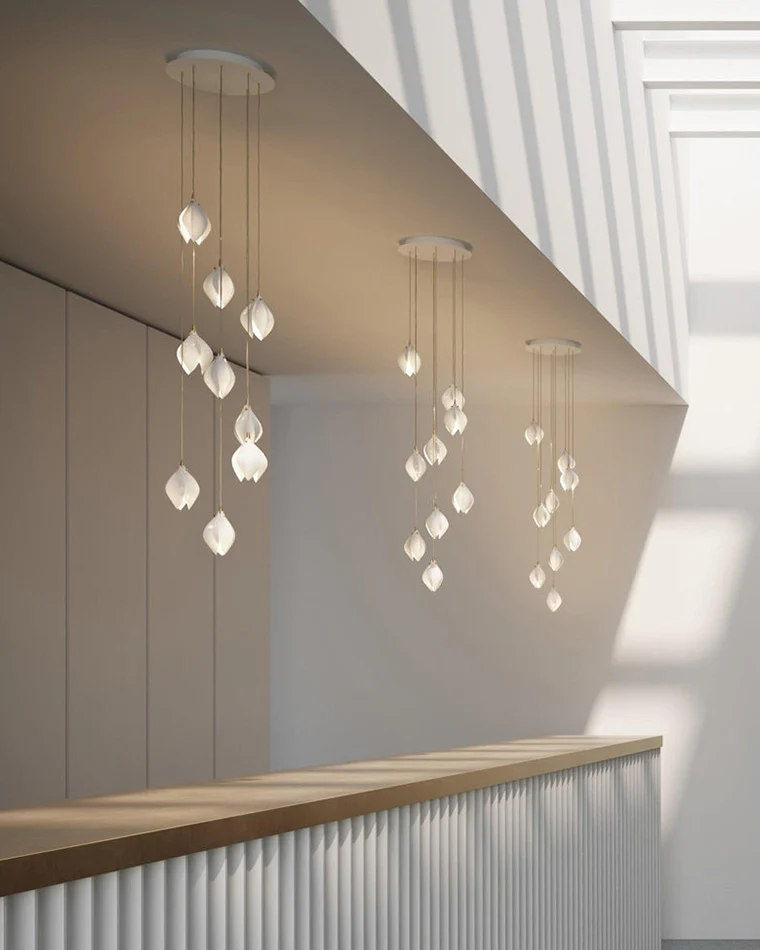 WOMO Magnolia Petal Chandelier-WM2106a - Image 4