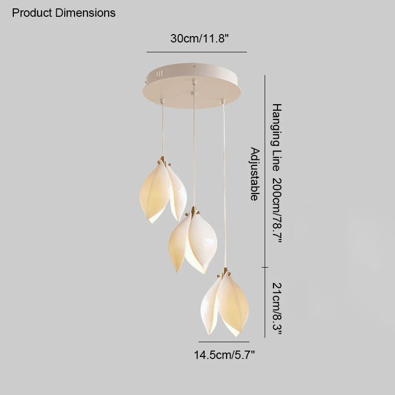 WOMO Magnolia Petal Chandelier-WM2106a - Image 9