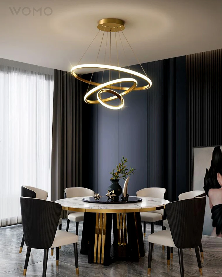 WOMO Tiered Led Ring Chandelier-WM2006 - Image 15