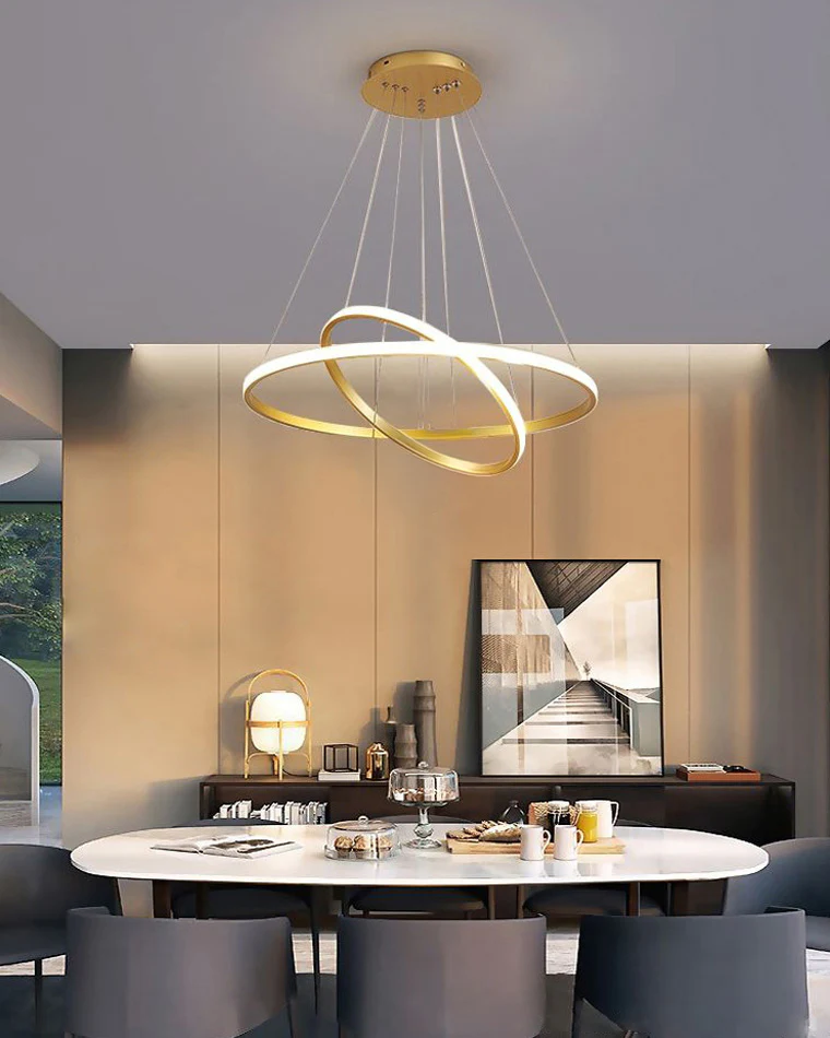 WOMO Tiered Led Ring Chandelier-WM2006 - Image 33