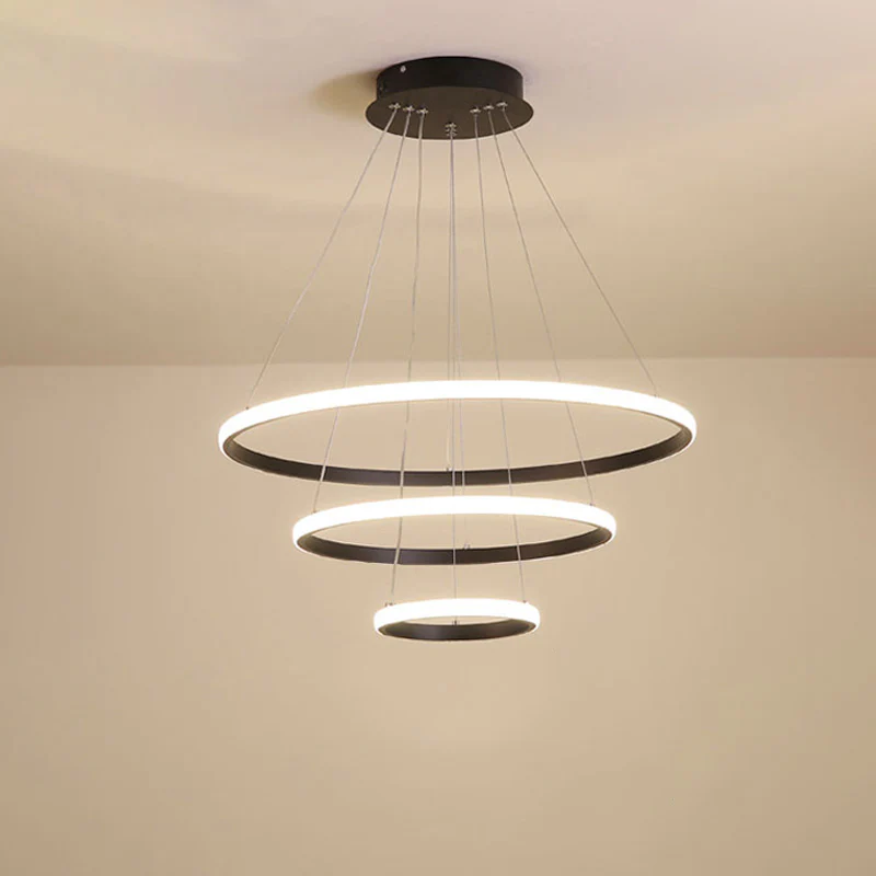 WOMO Tiered Led Ring Chandelier-WM2006 - Image 39
