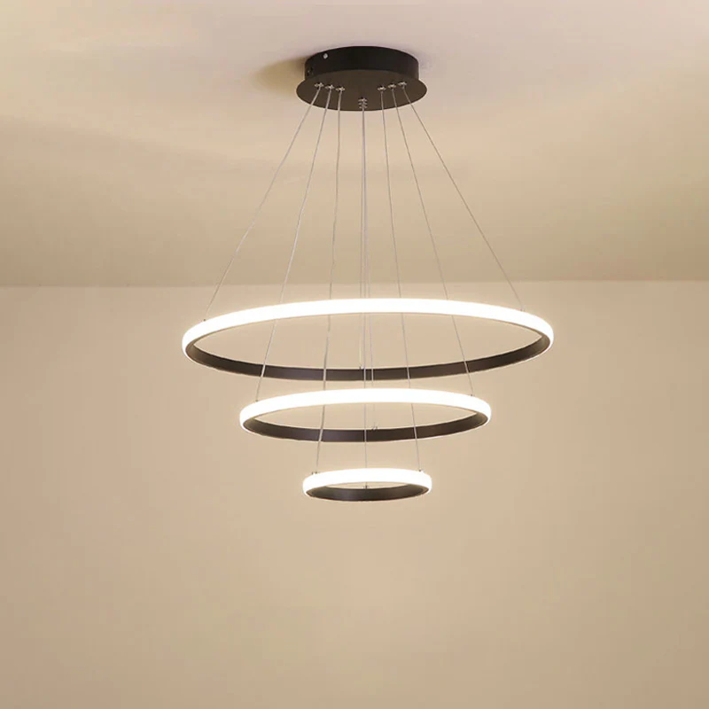 WOMO Tiered Led Ring Chandelier-WM2006 - Image 41