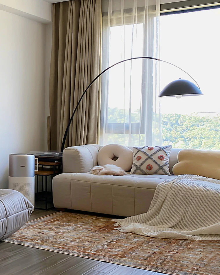 WOMO Dome Arc Floor Lamp for Dining Room-WM7008 - Image 5