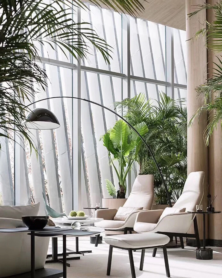 WOMO Dome Arc Floor Lamp for Dining Room-WM7008 - Image 6
