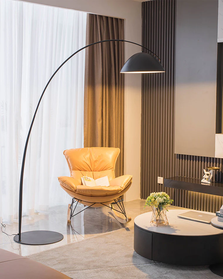 WOMO Dome Arc Floor Lamp for Dining Room-WM7008 - Image 8