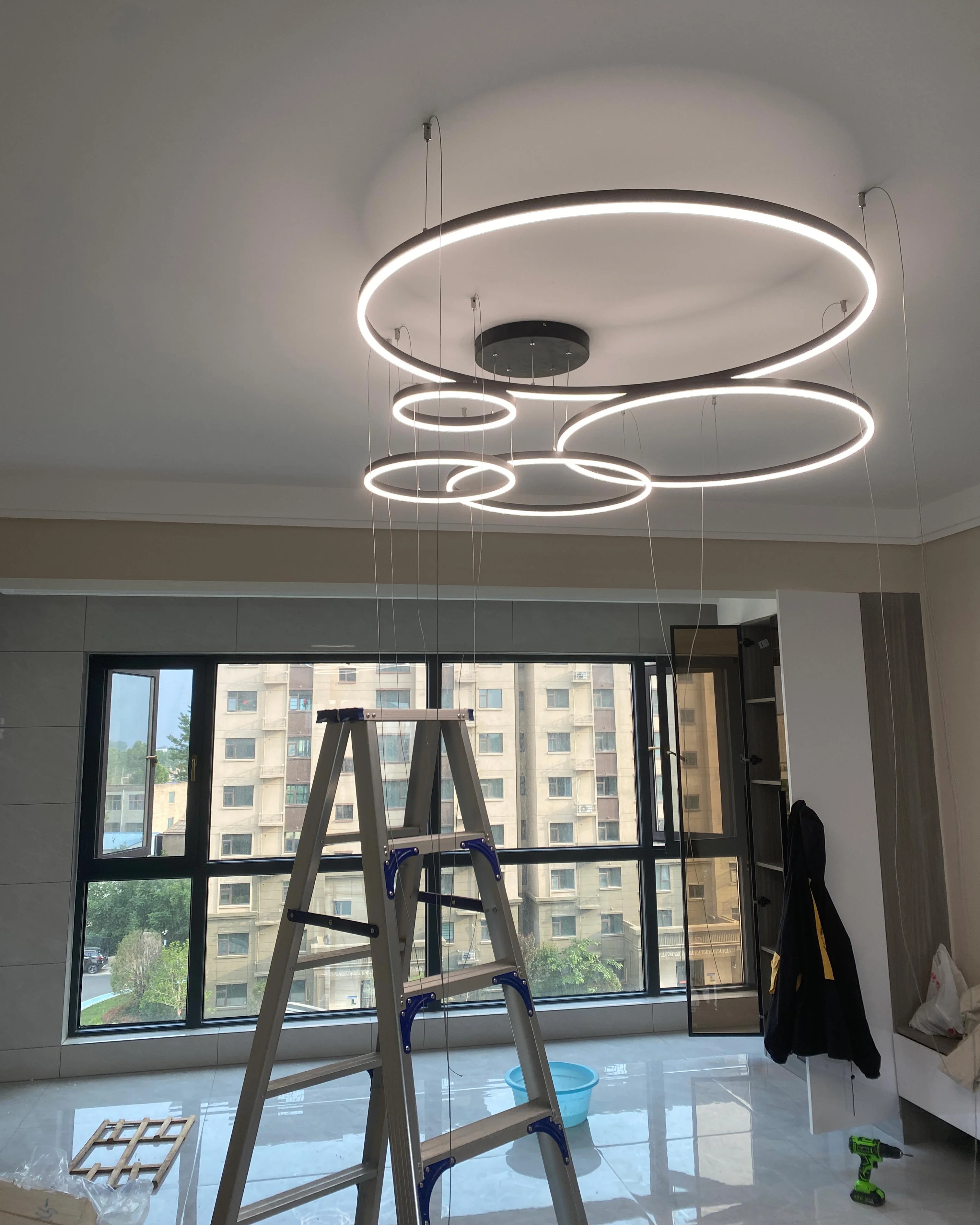 WOMO Multi LED Ring Chandelier-WM2003 - Image 102