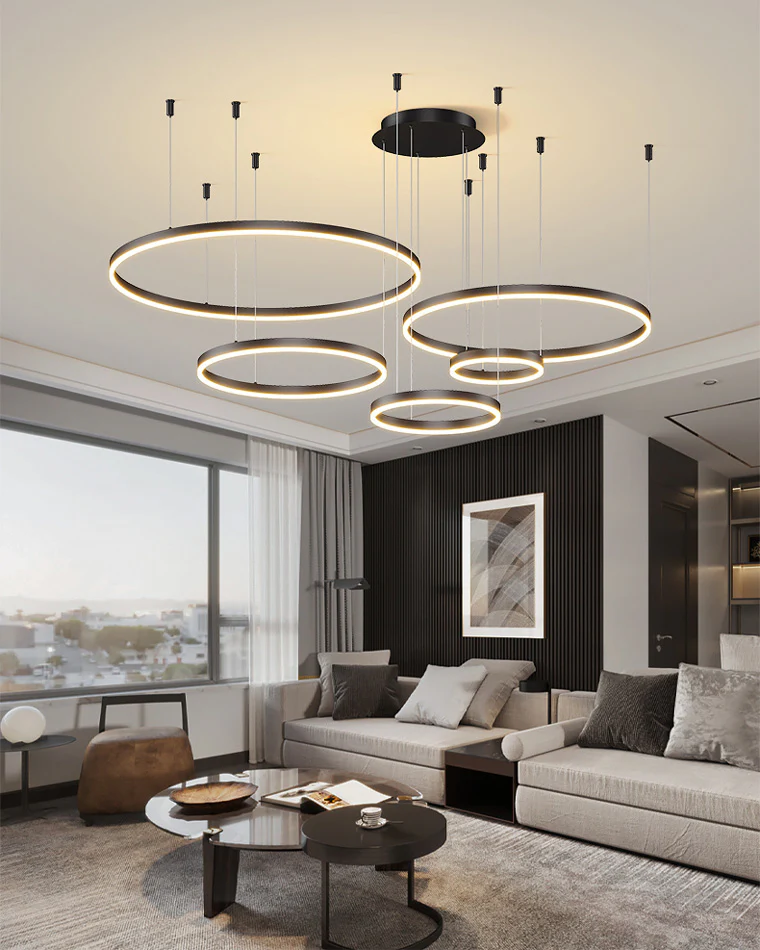 WOMO Multi LED Ring Chandelier-WM2003 - Image 13