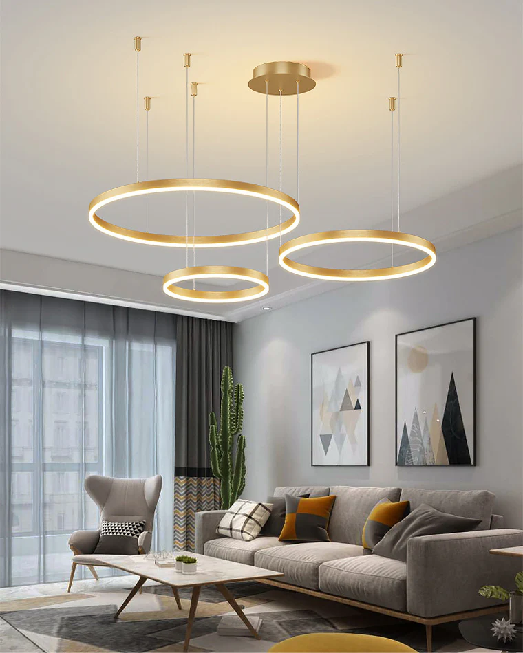 WOMO Multi LED Ring Chandelier-WM2003 - Image 4