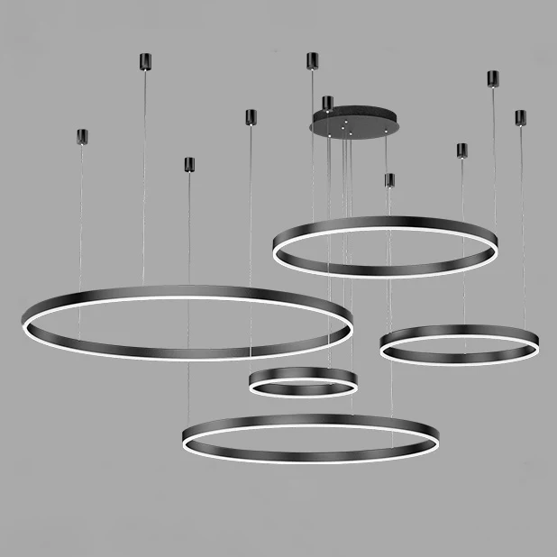 WOMO Multi LED Ring Chandelier-WM2003 - Image 43