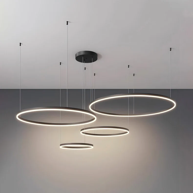 WOMO Multi LED Ring Chandelier-WM2003 - Image 44