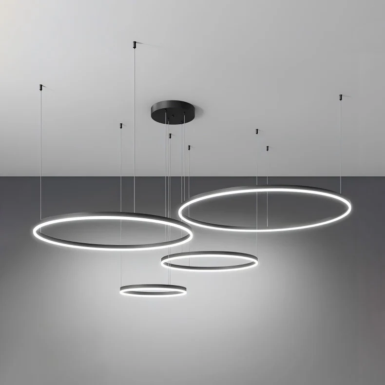 WOMO Multi LED Ring Chandelier-WM2003 - Image 45