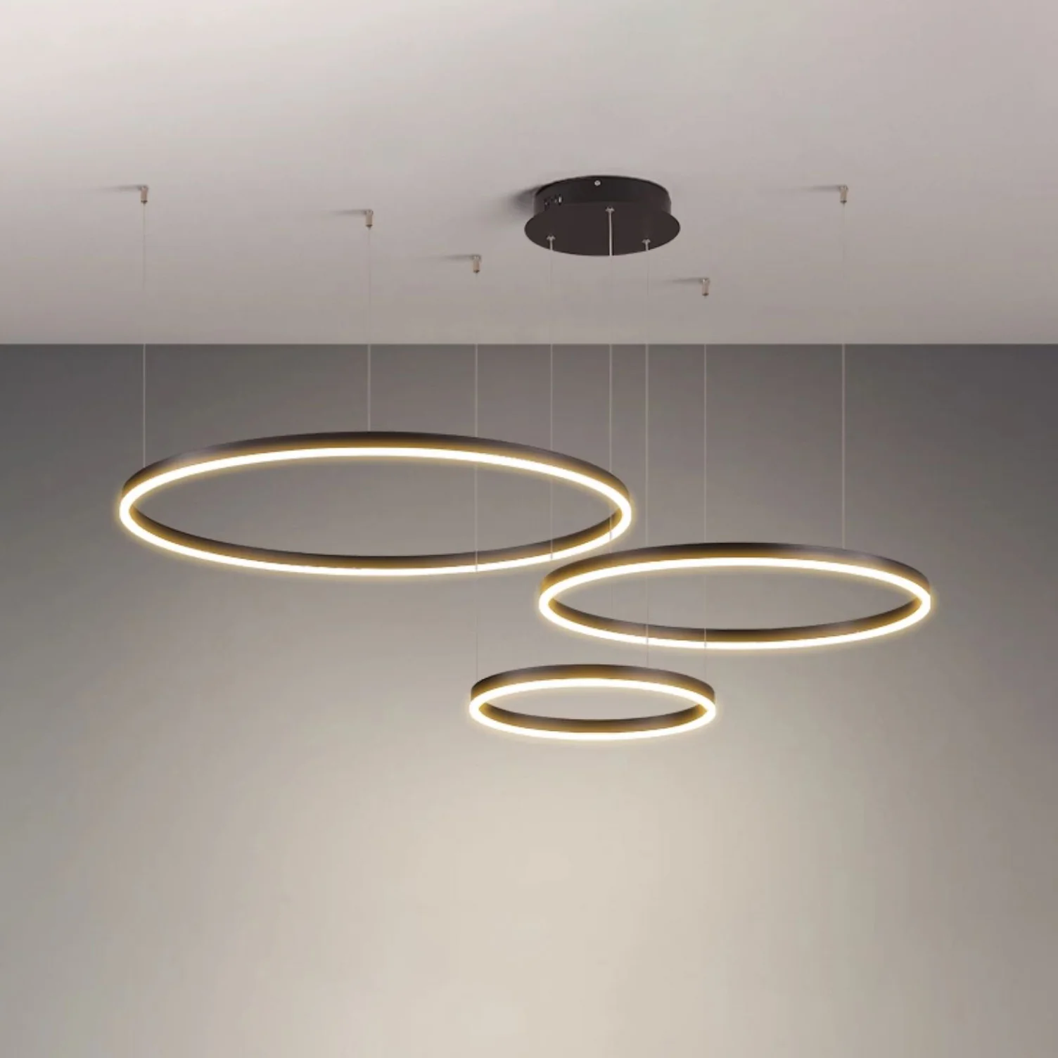 WOMO Multi LED Ring Chandelier-WM2003 - Image 46