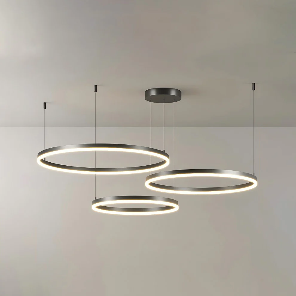WOMO Multi LED Ring Chandelier-WM2003 - Image 47