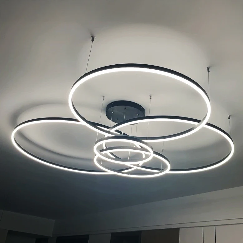 WOMO Multi LED Ring Chandelier-WM2003 - Image 54