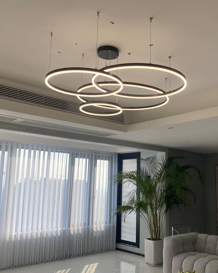 WOMO Multi LED Ring Chandelier-WM2003 - Image 60