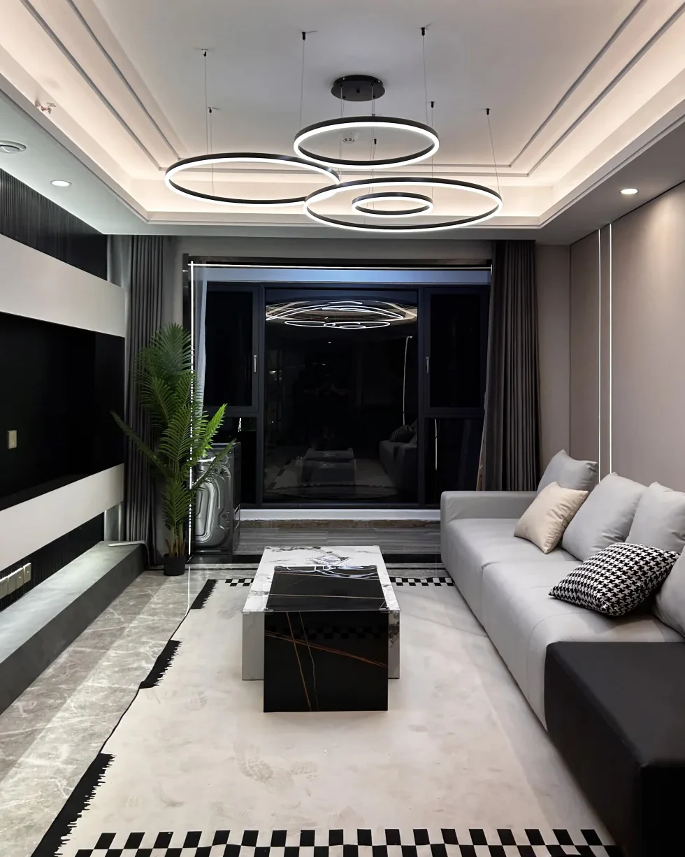 WOMO Multi LED Ring Chandelier-WM2003 - Image 76