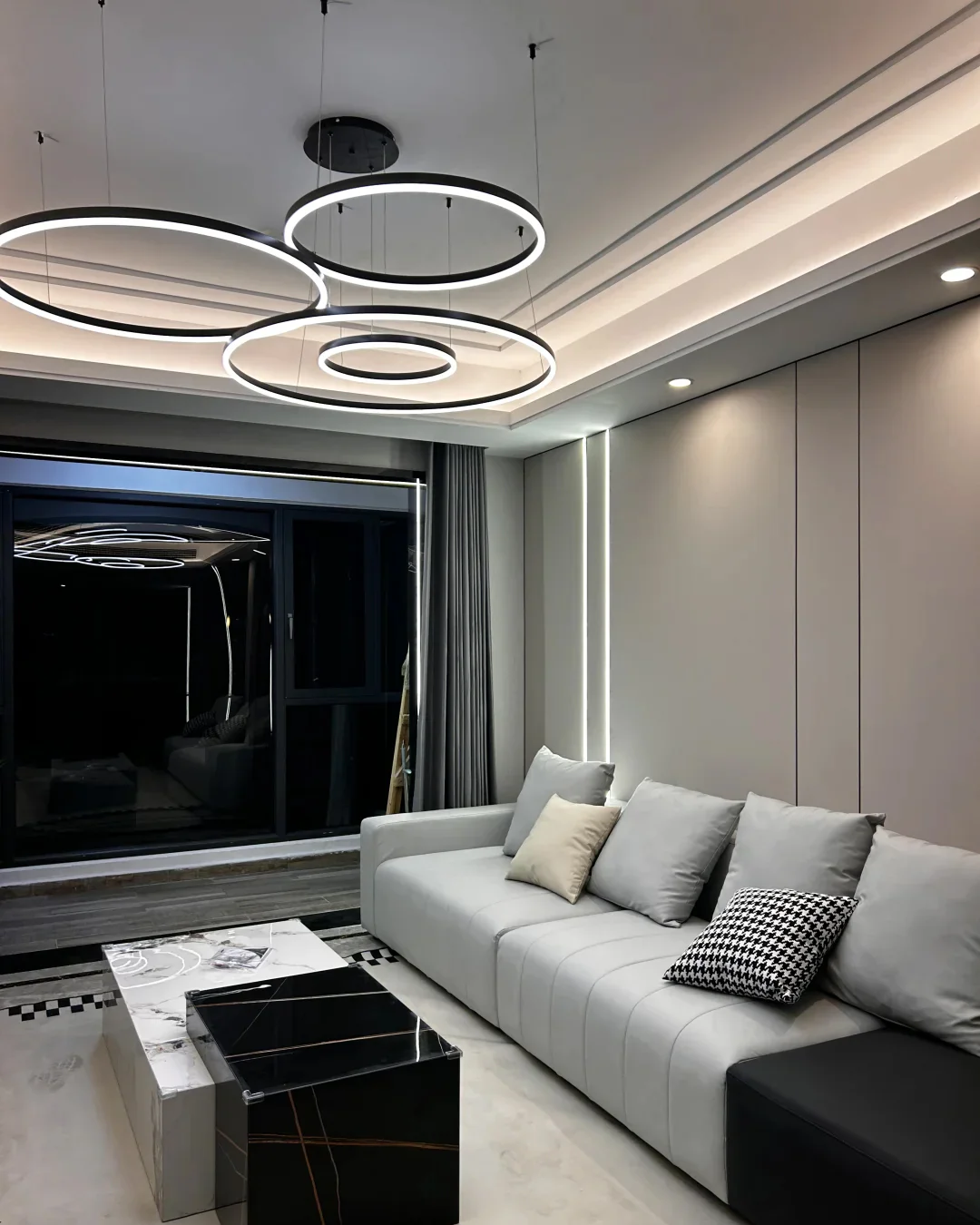 WOMO Multi LED Ring Chandelier-WM2003 - Image 77