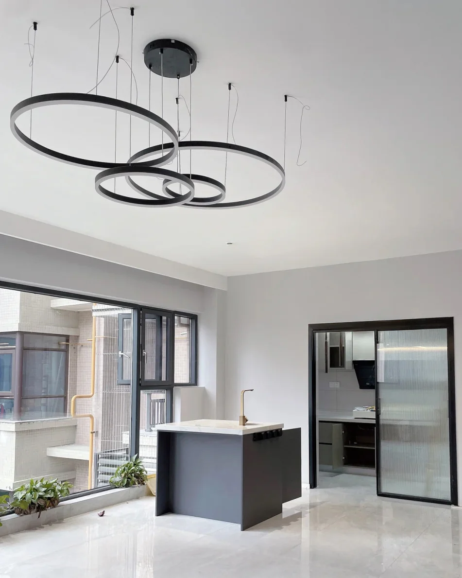 WOMO Multi LED Ring Chandelier-WM2003 - Image 80