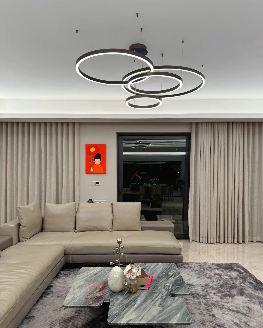 WOMO Multi LED Ring Chandelier-WM2003 - Image 81