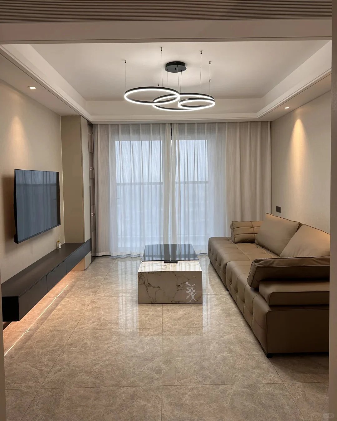 WOMO Multi LED Ring Chandelier-WM2003 - Image 88