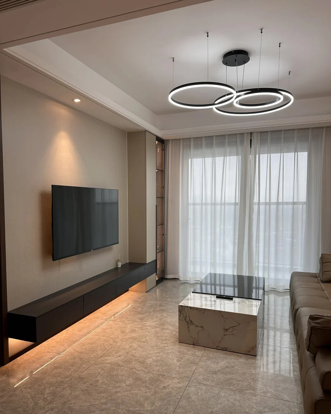 WOMO Multi LED Ring Chandelier-WM2003 - Image 89